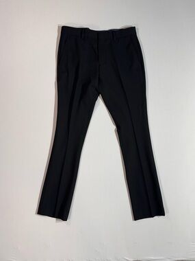 Egara Men's Skinny Fit Flat Front Dress Pants 29 X 30